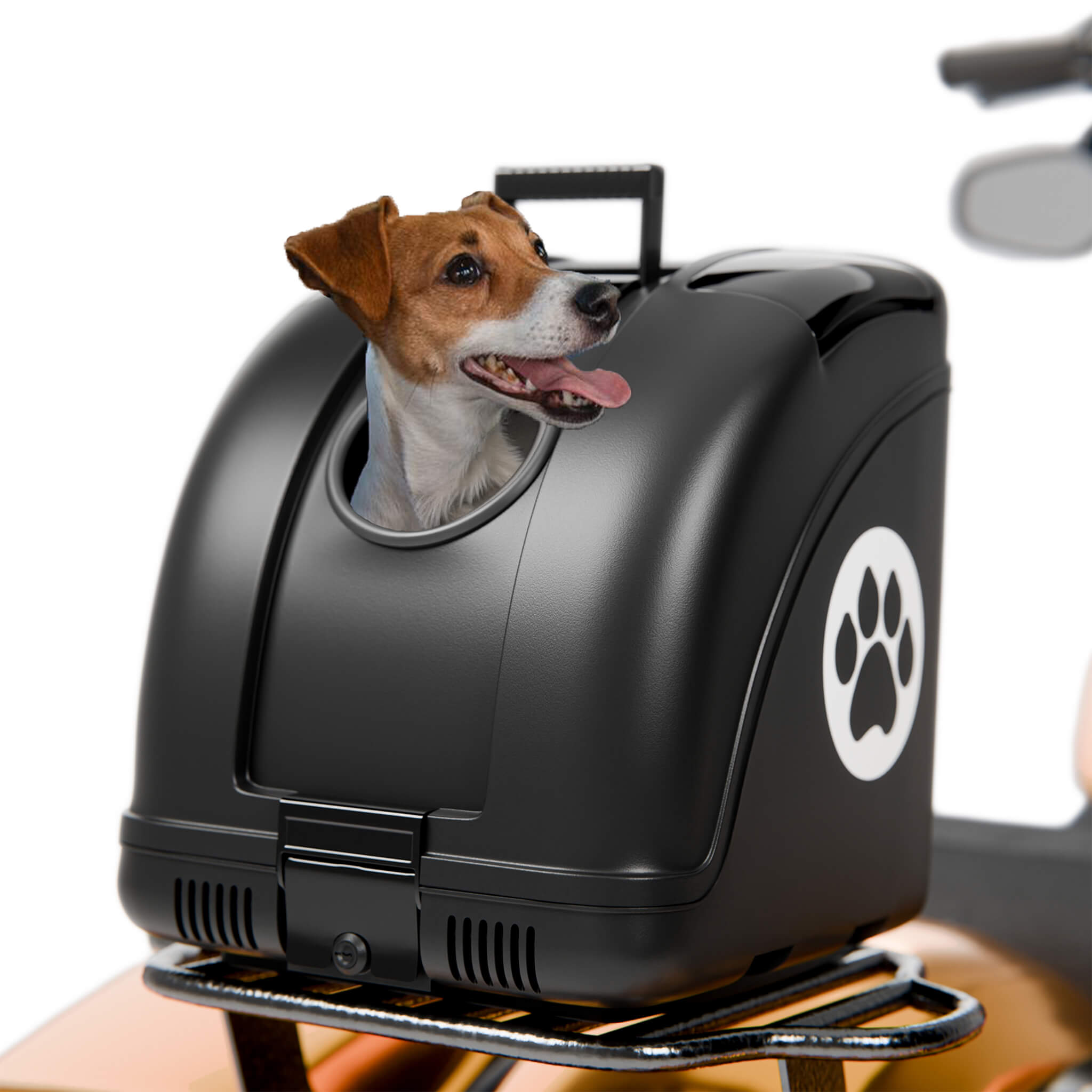 PETONBOARD #1 Hard-Sided Small Dog Car Seat Motorcycle Dog